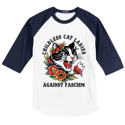 Childless Cat Ladies Voting Election 2024 Usa Vintage Baseball Sleeve Shirt