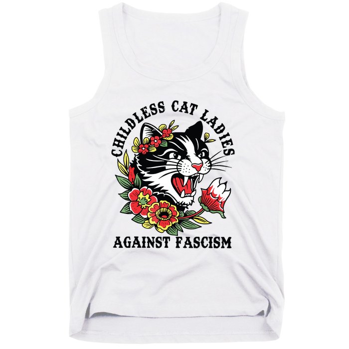 Childless Cat Ladies Voting Election 2024 Usa Vintage Tank Top