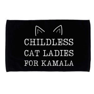 Childless Cat Ladies For Kamala Microfiber Hand Towel