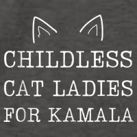 Childless Cat Ladies For Kamala Vector Backpack