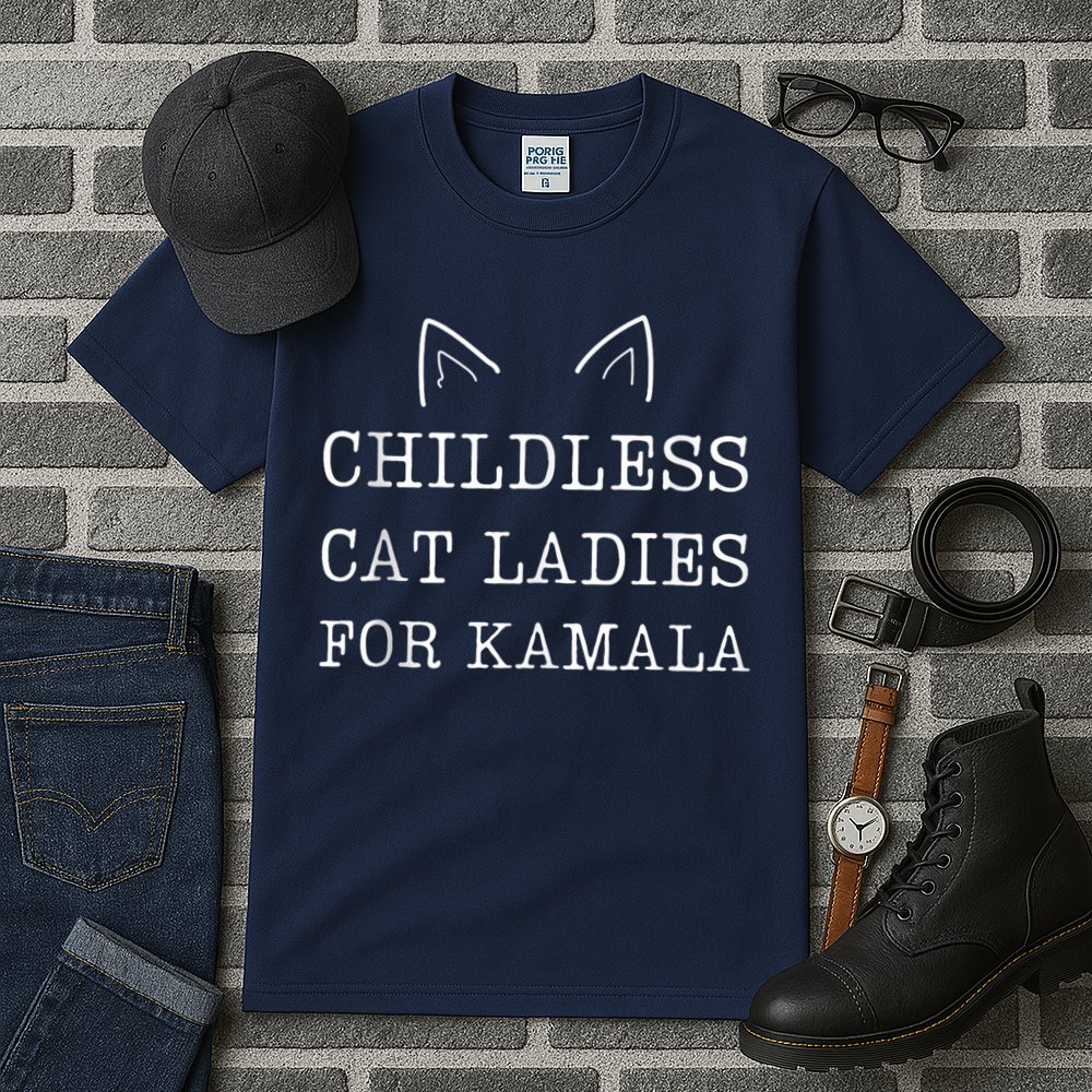 Childless Cat Ladies For Kamala Tall T-Shirt