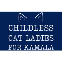 Childless Cat Ladies For Kamala Bumper Sticker