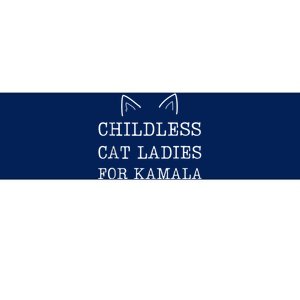 Childless Cat Ladies For Kamala Bumper Sticker