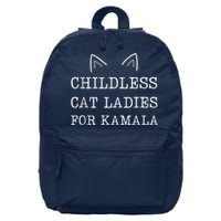 Childless Cat Ladies For Kamala 16 in Basic Backpack