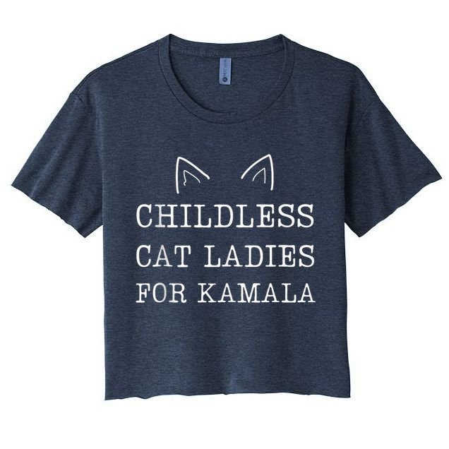 Childless Cat Ladies For Kamala Crop Top