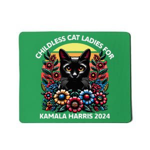 Childless Cat Ladies For Kamala Harris 2024 Mousepad