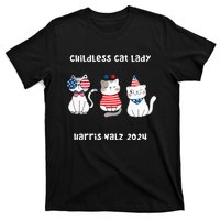 Childless Cat Lady Viral Pop Culture Meme Election 2024 T-Shirt