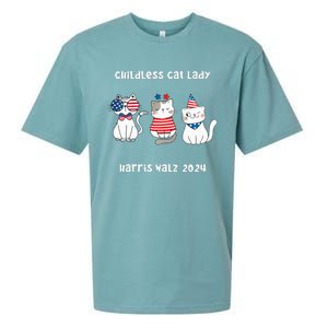 Childless Cat Lady Viral Pop Culture Meme Election 2024 Sueded Cloud Jersey T-Shirt