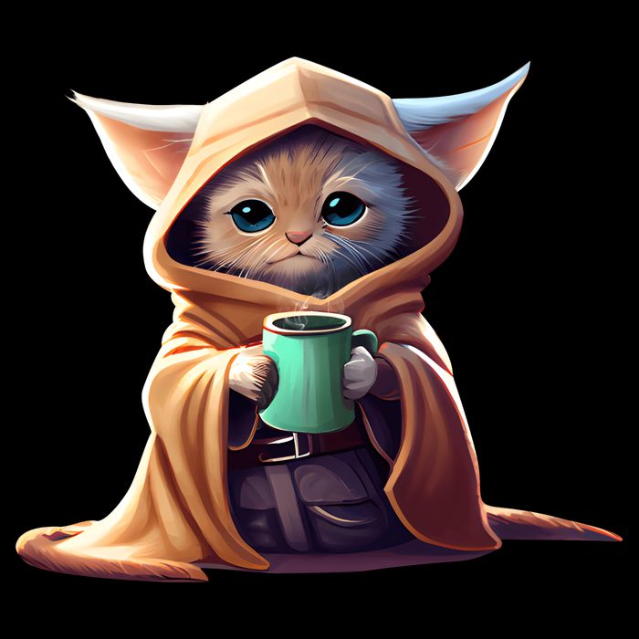 Cat Coffee Lover Kitten Baby Cute Adorable Fan Art Gift Impact Tech Backpack
