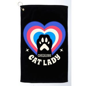 Childless Cat Lady Platinum Collection Golf Towel