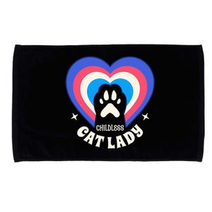 Childless Cat Lady Microfiber Hand Towel