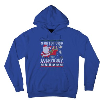 Cute Cat Lover Ugly Sweater Cats For Everybody Christmas Gift Hoodie