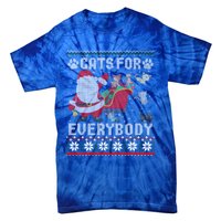 Cute Cat Lover Ugly Sweater Cats For Everybody Christmas Gift Tie-Dye T-Shirt