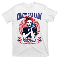 Crazy Cat Lady For Kamala 2024 Kamala Election 2024 Vote T-Shirt