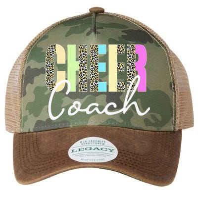 Cheer Coach Leopard Cheerleading Cute Cheer Coach Legacy Tie Dye Trucker Hat