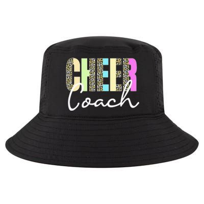 Cheer Coach Leopard Cheerleading Cute Cheer Coach Cool Comfort Performance Bucket Hat