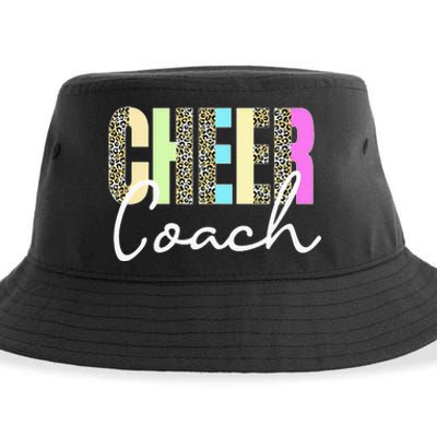 Cheer Coach Leopard Cheerleading Cute Cheer Coach Sustainable Bucket Hat