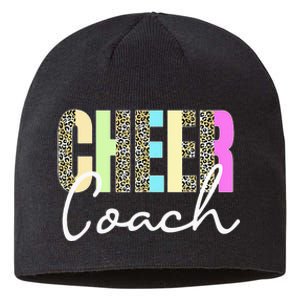 Cheer Coach Leopard Cheerleading Cute Cheer Coach Sustainable Beanie