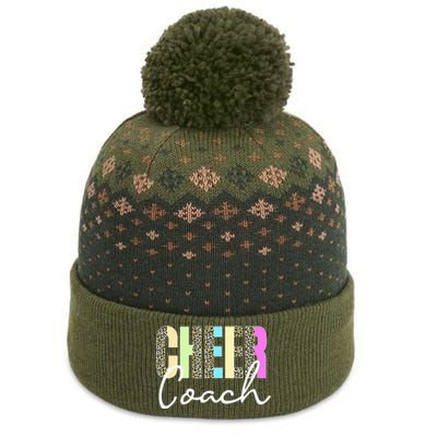 Cheer Coach Leopard Cheerleading Cute Cheer Coach The Baniff Cuffed Pom Beanie