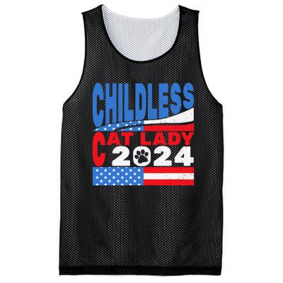 Childless Cat Lady Usa Voting Election 2024 Mesh Reversible Basketball Jersey Tank