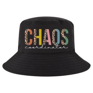 Chaos Coordinator Leopard Teacher Crew Retro School Cool Comfort Performance Bucket Hat