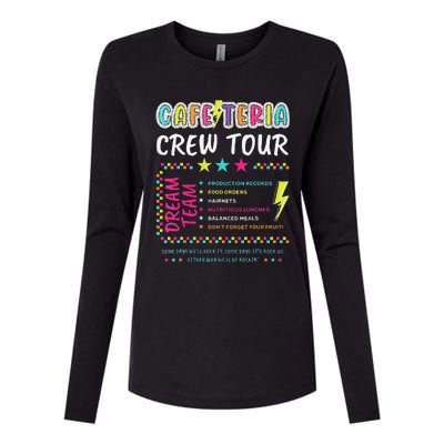 Cafeteria Crew Lunch Lady Dream Team Back To School Womens Cotton Relaxed Long Sleeve T-Shirt