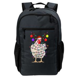 Chicken Christmas Lights Reindeer Chicken Lover Gift Great Gift Daily Commute Backpack