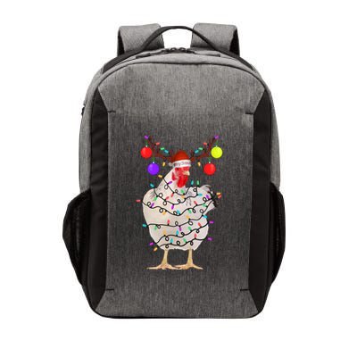 Chicken Christmas Lights Reindeer Chicken Lover Gift Great Gift Vector Backpack