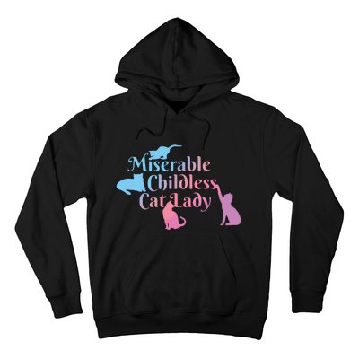 Childless Cat Ladies Against Fascism Hoodie