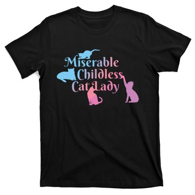 Childless Cat Ladies Against Fascism T-Shirt