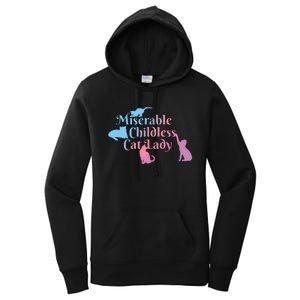 Childless Cat Ladies Against Fascism Women's Pullover Hoodie