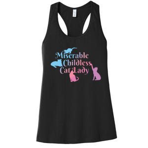 Childless Cat Ladies Against Fascism Women's Racerback Tank