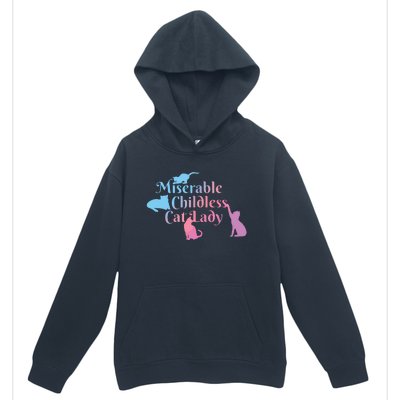 Childless Cat Ladies Against Fascism Urban Pullover Hoodie