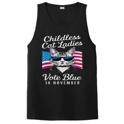 Childless Cat Ladies Vote Blue In November Democrats Liberal PosiCharge Competitor Tank