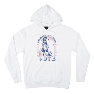 Childless Cat Ladies Vote Retro Election 2024 Usa Hoodie