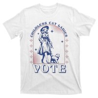 Childless Cat Ladies Vote Retro Election 2024 Usa T-Shirt