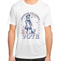 Childless Cat Ladies Vote Retro Election 2024 Usa Adult ChromaSoft Performance T-Shirt