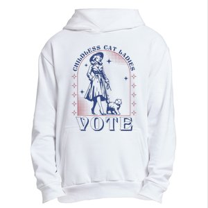 Childless Cat Ladies Vote Retro Election 2024 Usa Urban Pullover Hoodie