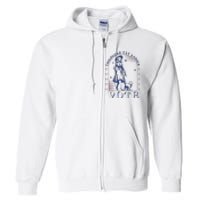 Childless Cat Ladies Vote Retro Election 2024 Usa Full Zip Hoodie