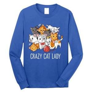 Crazy Cat Lady Funny Kitty Kitten Animal Lover Long Sleeve Shirt