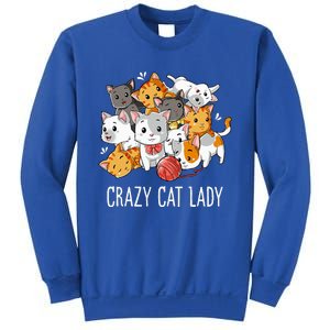 Crazy Cat Lady Funny Kitty Kitten Animal Lover Sweatshirt