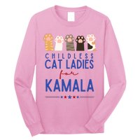 Childless Cat Ladies For Kamala Long Sleeve Shirt