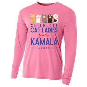 Childless Cat Ladies For Kamala Cooling Performance Long Sleeve Crew