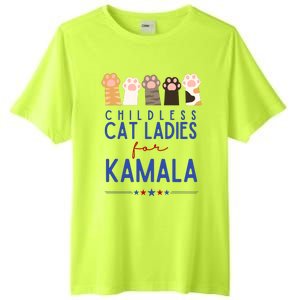 Childless Cat Ladies For Kamala Tall Fusion ChromaSoft Performance T-Shirt