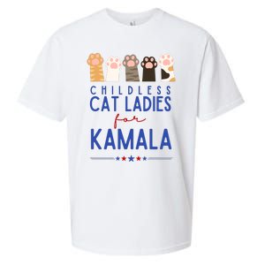 Childless Cat Ladies For Kamala Sueded Cloud Jersey T-Shirt