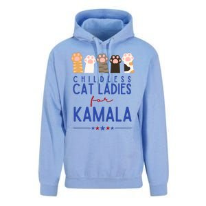 Childless Cat Ladies For Kamala Unisex Surf Hoodie