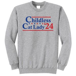 Childless Cat Lady Kamala Tall Sweatshirt