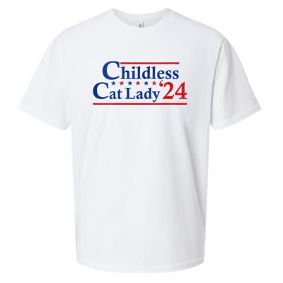 Childless Cat Lady Kamala Sueded Cloud Jersey T-Shirt