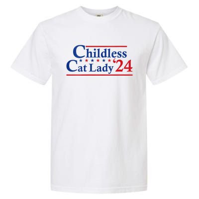 Childless Cat Lady Kamala Garment-Dyed Heavyweight T-Shirt