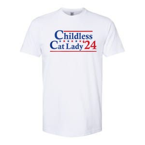 Childless Cat Lady Kamala Softstyle CVC T-Shirt